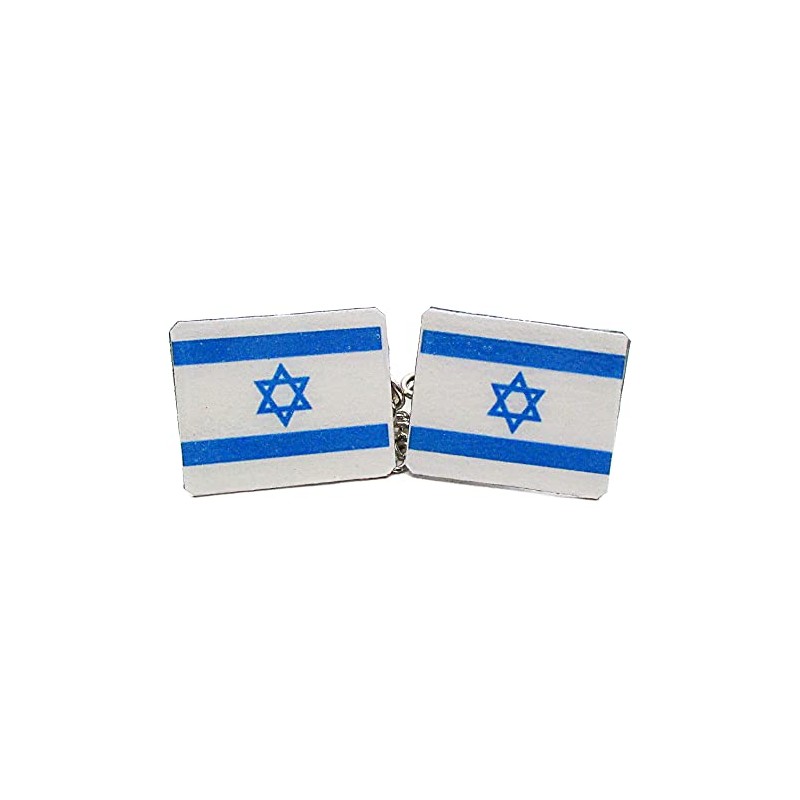 Flag of Israel Tallit Clips or Sweater Clips