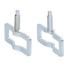 2pcs Exhaust Manifold Clamp Repair Kit Manifold Stud Clamp Replacement