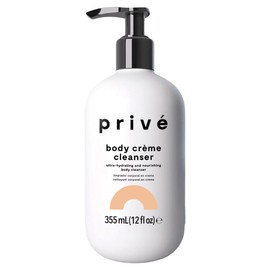 Privé Ultra-Hydrating Body Creme Cleanser - for Dry Skin, Moisturizing Cleanser - Gentle Every Day Spa-Like Indulgence - Suitable for Sensitive Skin - 12 fl oz