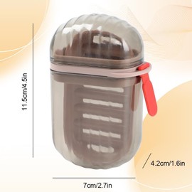 Travel Soap Container Leakproof Soap Case Soap Dish, 2Pcs Portable Bar Soap Holder Travel Soap Case with Lid, Portable Soap Case Soap Container, Travel Soap Case Soap Container for Traveling