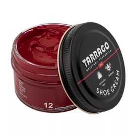 Tarrago Shoe Cream Professional Shoe Polish for Leather Boots, Shoes, Purse, Furniture Eco Friendly Leather Conditioner 1.7oz - Red #12