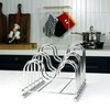 LENITH 304 Stainless Steel Wire Cutting Board Holder, Cutting Board