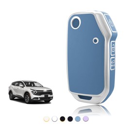 TOOMUME Key Case TPU Car Key Case Fits Kia Sportage R GT MK5 Stinger GT Sorento Picanto Ceed CD Proceed XCeed Cerato Forte, Key Cover Protection Key Shell - Flip Key