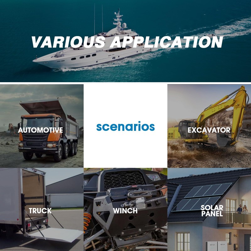 GLOSO Blade Fuses Car Fuses for Car Motorhome Boat Motorcycle