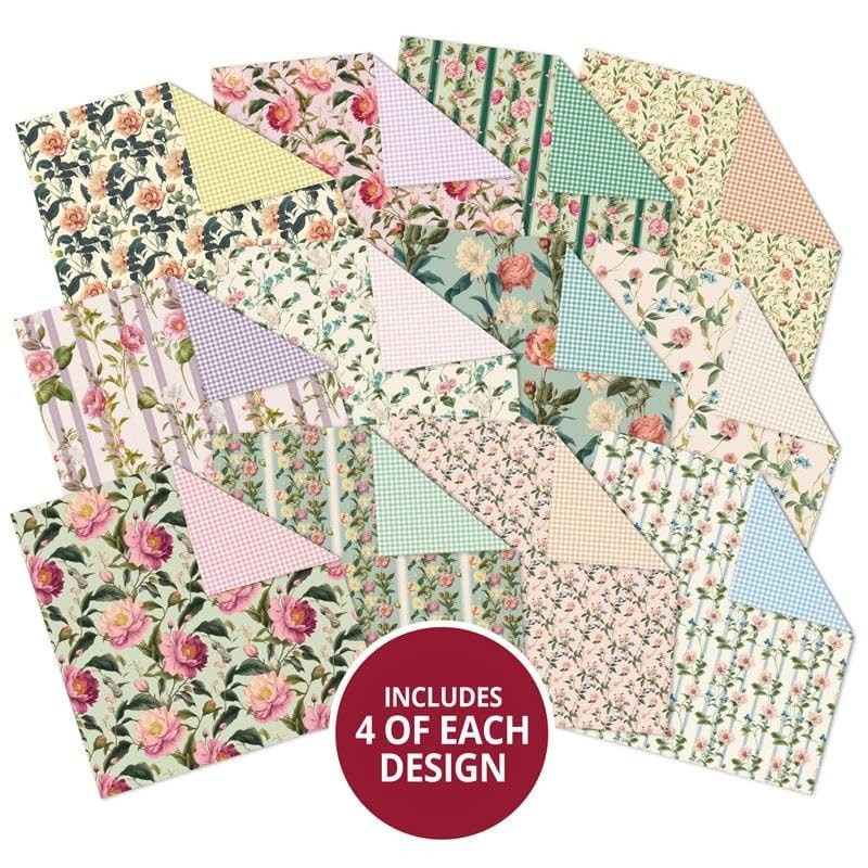 Hunkydory Crafts Cottage Wallpaper & Gingham Tablecloth Duo Design Pad