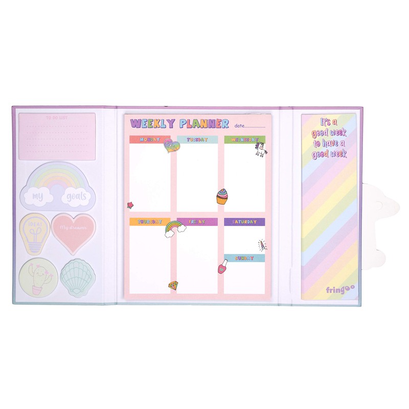 Fringoo - Cute Personal Organiser Diary For Girls | Weekly