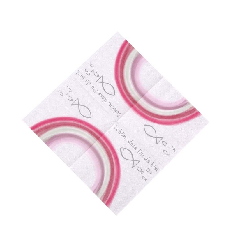 20 Napkins Schön dass du da bist mit Fische und