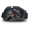 SooGree OTG Ski Goggles - Over Glasses Ski/Snowboard Goggles (Black