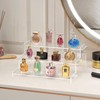 Acrylic Risers Display Stand, 3 Tier Cupcake Holder, Clear Perfume