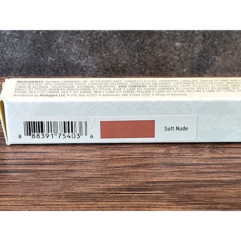 Mally Lip Magnifier Crayon ~ SOFT NUDE ~ full size,