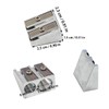 8 Pcs Handheld Metal Pencil Sharpener, Metal Pencil Sharpener, Small