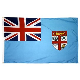 Fiji Flag Nylon 5 ft. x 8 ft. - Made in the USA from Flags Unlimited