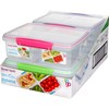 Sistema To Go Quad Split Food Storage Container, Clear with
