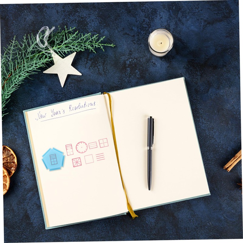 Kisangel Multifunctional Sided Teacher Grading Stamp for Blue Motivation Stamp