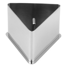 Cabilock Stainless Steel Non-Stick Sushi Maker Sushi Mould Onigiri Rice Mould Rice Ball Maker DIY Tool (Triangle)
