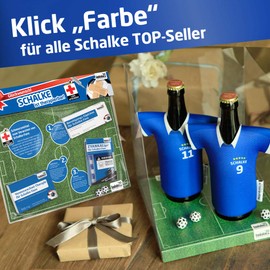 Ligara® for Schalke 04 Fan Item Gift Birthday Fans (1 x Single Dose) Men's Gifts by Ligakakao.de