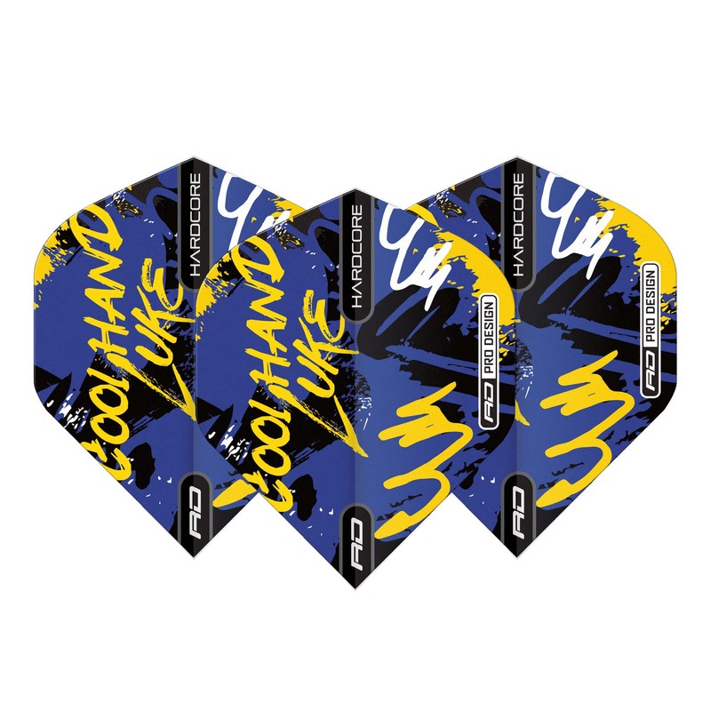 RED DRAGON Hardcore Luke Humphries Signature Graffiti Blue Standard Dart