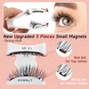Higu clace Magnetic Eyelashes Natural Look, 2 pairs Reusable Magnetic