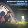 Camping Lamp Hand Cranked Solar Power Indicator LED IPX3 Waterproof
