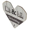 Wood Wedding Picture Frame Key Hook Wall Hanging Decoration Love