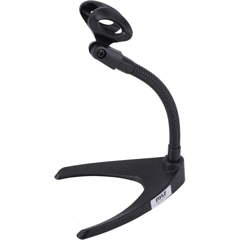 Pyle Soporte de Micrófono de Escritorio, Soporte Universal para Micrófono