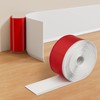 INMOZATA Vinyl Wall Baseboard Molding Trim, 4 Inch x 40
