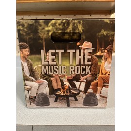 TWS Wireless Bluetooth Stereo Rock Speaker 2 Pack Outdoor IPX5 Waterproof Recharge