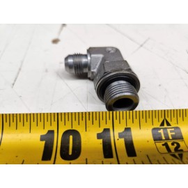 Parker 6-6C4OMOL-S Male O-Ring Face Seal x 3/8" Male BSPP 90° Elbow Fitting NeW