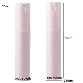 Vctitil 4Pack Spray Bottle Portable Women Perfume Atomizer Candy Color Moisturizer Emulsion Cosmetic Container Empty Cosmetic Refillable Travel Bottle
