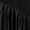 Black Velvet Fabric 63 Inch Wide, Stretch Velvet Fabric by