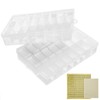 150Pcs Sewing Floss Bobbins Winding Plate Stitch Organizer Set Embroidery
