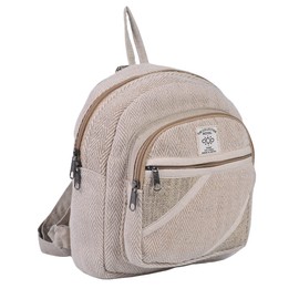 THE COLLECTION ROYAL Himalayan Hemp and Cotton Boho Bohemian Hippie Bag Purse Eco Friendly Mini Daypack Backpack