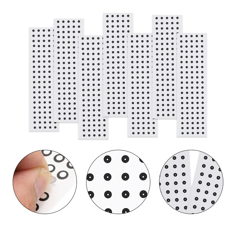 sourcing map 600 Pcs 3D Scanner Markers 0.4mm Low Reflective