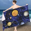 Zomer Beach Towel Large 90 x 180 cm Quick-Drying Microfibre