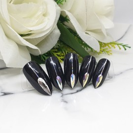  No.1201 Handmade Nail Tips  - Long Oval /  No.1201 수제네일팁  - 롱오발