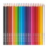 herlitz 10412039 Triangular Coloured Pencils Varnished Pack of 24