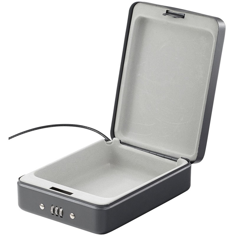 Xcase Holiday Mobile Safe: Mini Steel Safe for Travel &