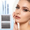 Maquillaje Extensión Kit De Pestañas Diy Naturales Cherimoya