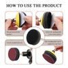 SHMZK 3 Inch Hook & Loop Sanding Backing Pad, Sanding
