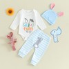 CocMouse Infant Baby Easter Jumpsuit Set Long Sleeve Romper Bodysuit