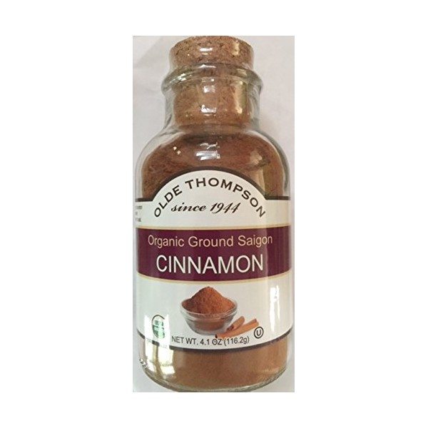 Olde Thompson Organic Ground Saigon Cinnamon 4.1ounce Jar