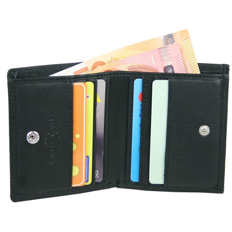 CA$H - Men's Wallet Landscape Format - Genuine Leather Wallet,