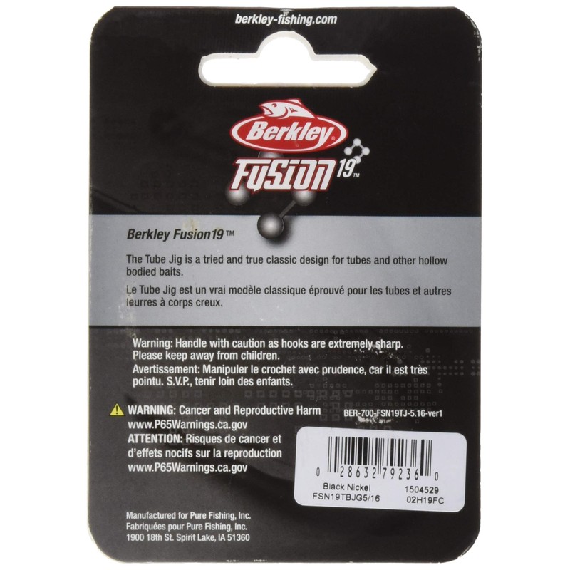 Berkley Fusion19 Tube Jig Fishing Jigheads