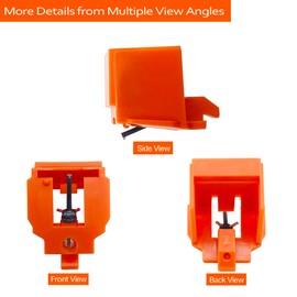 ATN3600 Diamond Turntable Stylus with Cleaning Brush, Record Player Needles Replacement Compatible with Audio-Technica AT-PL50, AT-LP60, AT-PL300, AT-LP2D Turntables Player - Orange