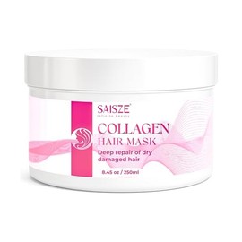 Collagen Hair Mask Deep Repair Conditioning for Dry Damaged Hair, Hydration and Shine for All Hair Types 250ml