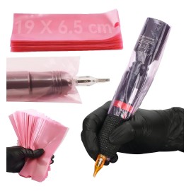 Cubre Pen Protector De Mquina Para Tatuar Atomus Desechable 200 Pz, Cubre Clip Cord Bolsa Para Tatuajes                                               