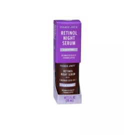 TRADER JOES Retinol Night Serum Brand New Sealed 1 oz contains 0.3% Retinol