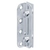 8 Sets No Mortise Bed Frame Brackets,4¼"x1”Bed Rail Clips Plates