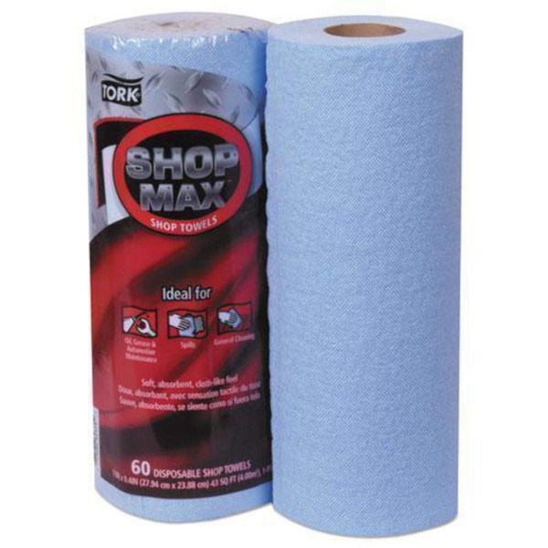 Advanced ShopMax Wiper 450, 9.4" x 11", Blue, 60/Roll, 30/Case