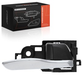 A-Premium Front or Rear Right Passenger Side Interior Door Handle Compatible with Toyota Prius 2016-2022, Prius AWD-e 2019-2022, Prius Prime 2017-2022, Chrome Lever and Black Knob, # 69205-47070-C0